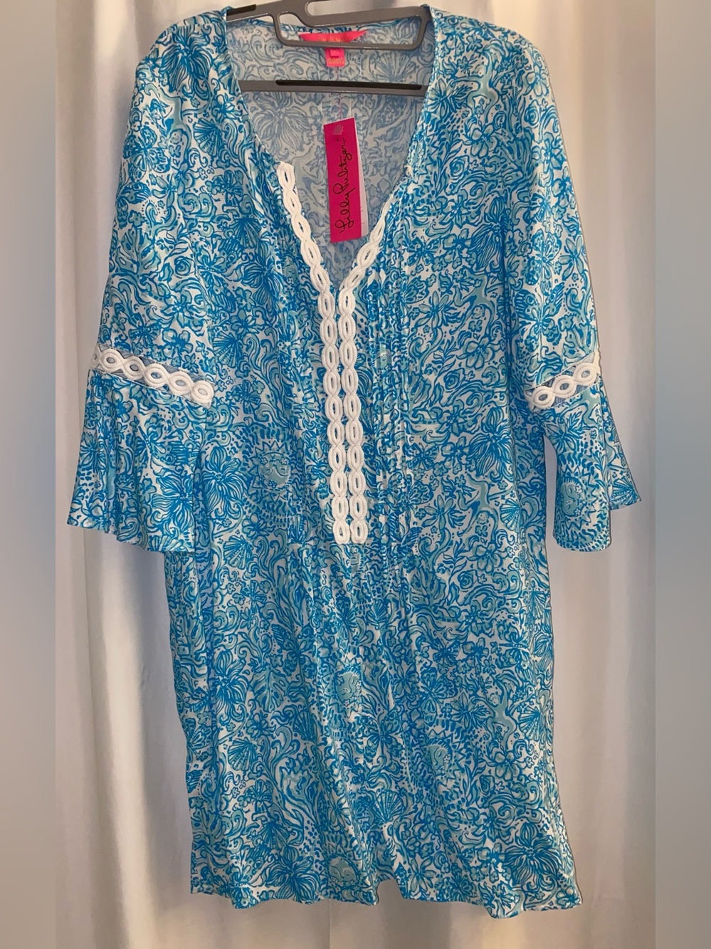 Lilly Pulitzer Hollie 3/4 Sleeve Tunic Dress - Size L